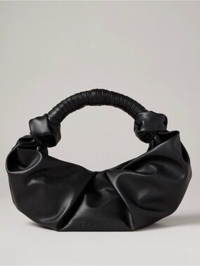 Simon Miller Women's Lopsy Black Vegan Leather Shoulder Bag